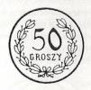 50 groszy - kontramarka KO